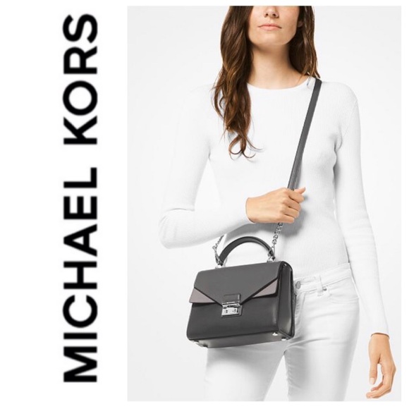 New authentic MK Sloan Leather Tri color satchel - Picture 2 of 5